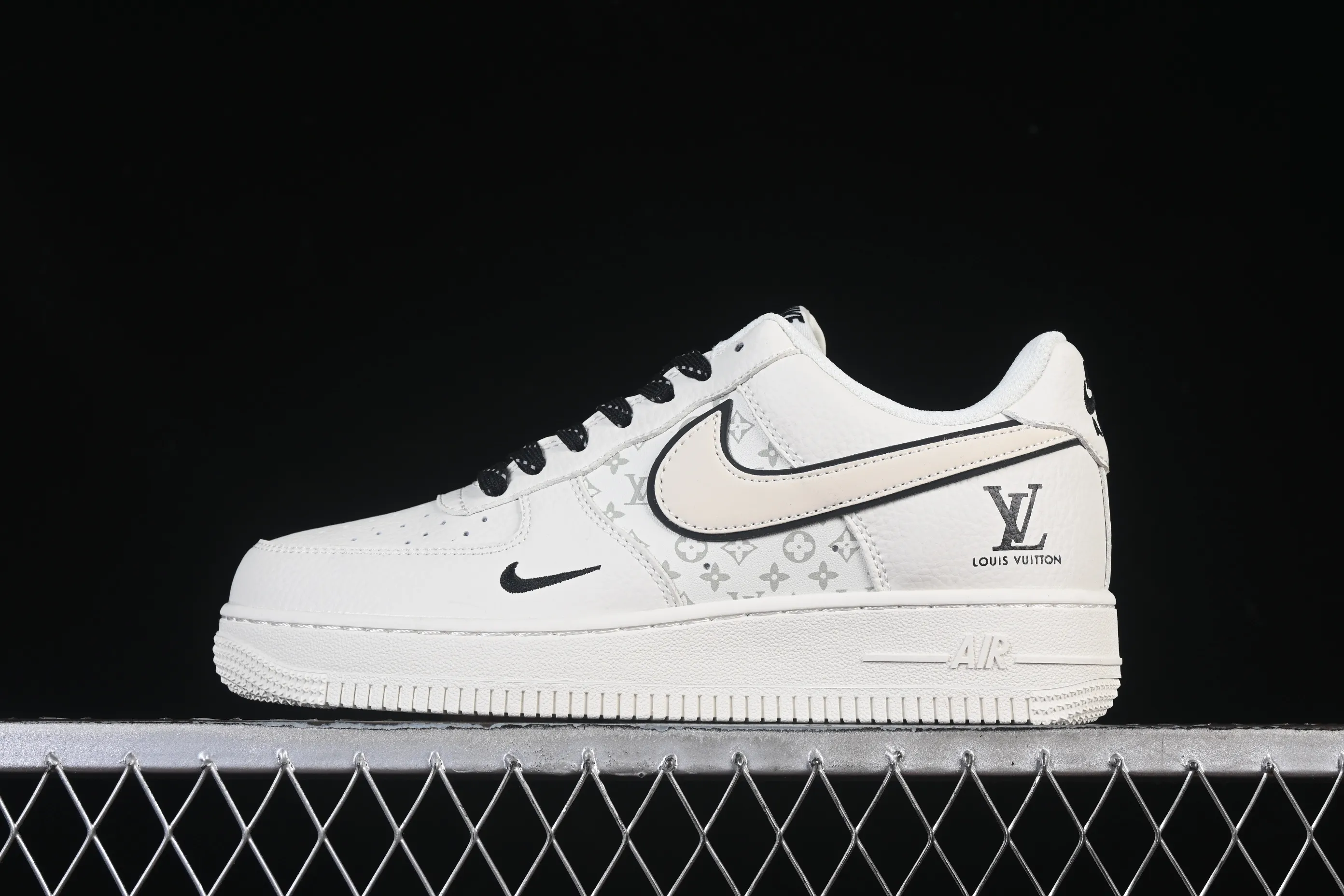 All categories Nk Air Force 1 Air Force series Nk Air Force 1 Low Air Force low-top Nike Air Force 1'07 Low LV joint off-white small black hook Air Force 1 low-top casual sneakers CS5288-035